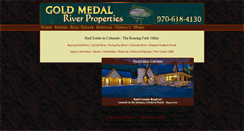 Desktop Screenshot of goldmedalriverproperties.com